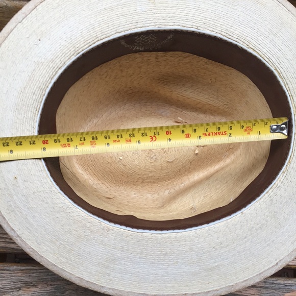 Legitimo FidePal Sahuayo short brim Mexican paper hat homburg style XL - Picture 15 of 16